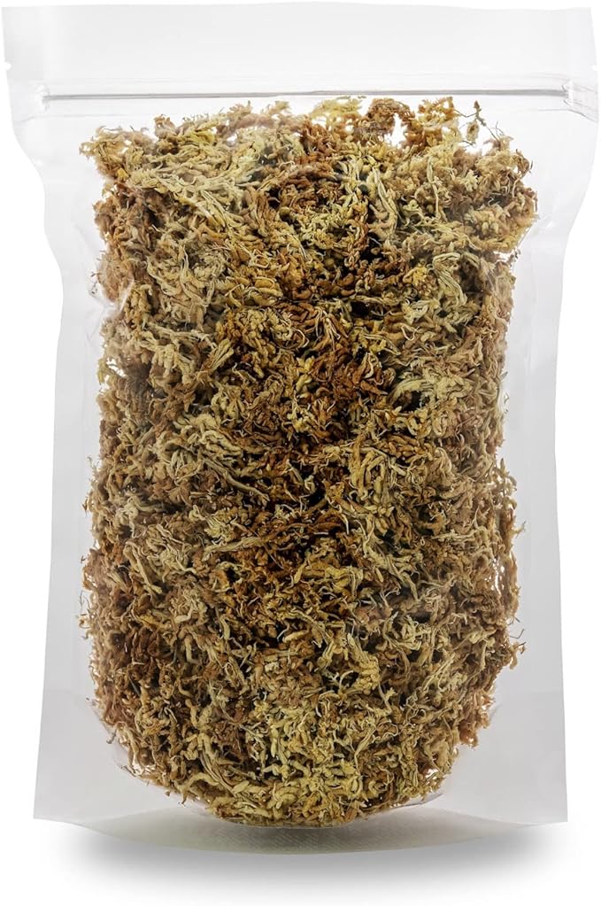 Premium New Zealand Sphagnum Moss by Gardenera - Organic Hand Mixed Long Fibered Sphagnum Moss Orchid - 3 Quart