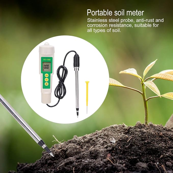 LiebeWH EC Meter Digital Pen 3 in 1 for Water Quality nity Tester Gardening Tool