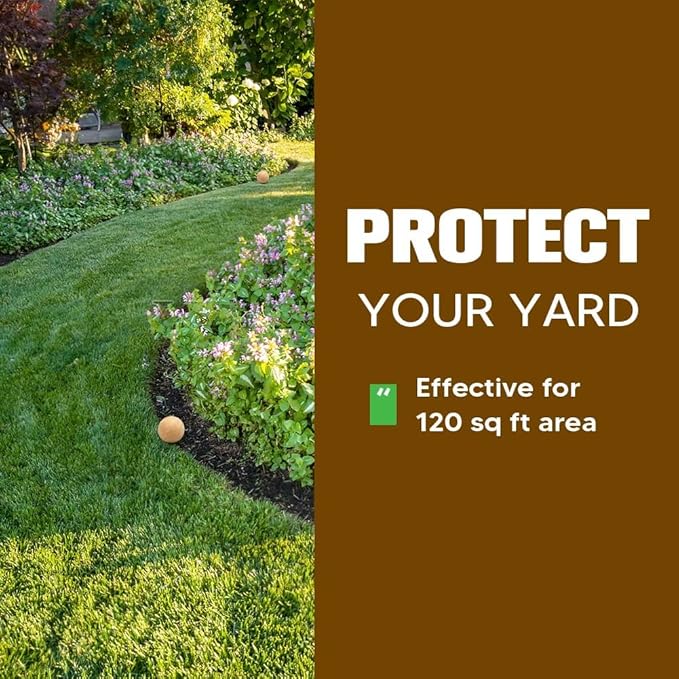 LEBMP Mole Repellent, Gopher Repellent, Groundhogs Repellant Outdoor, Vole Deterrent, Armadillo Repellent for Lawns, Keep Mole Out of Yard, Get Rid of Gophers, Covers Up to 120 Sq Ft-10Pcs