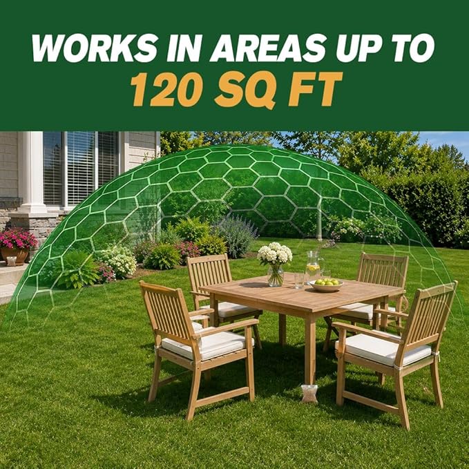 Mosquito Repellent Outdoor Patio, Mosquito Repellent Indoor, Keep Mosquitoes Away, Mosquito Repellents for Room, Safe for Kids & Pets, 3 Months Protection, Covers 120 Sq Ft, 7 Packs