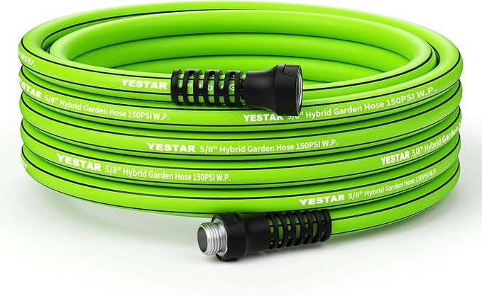 Garden Hose 50ft,Water Hose Heavy Duty,Flexible and Durable, Lightweight Hybrid Hose with Swivel Handle,Leakproof Hose Male to Female Fittings