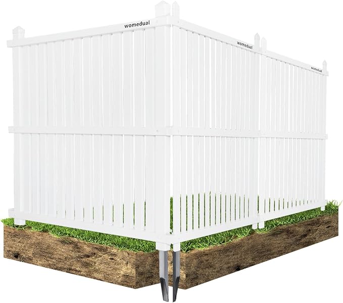 Air Conditioner Fence 3 Panels, 36" W x 45" H Outdoor Trash Can Fence, Easy Assembly Decorative Privacy Screen for AC Units & Pool Equipment