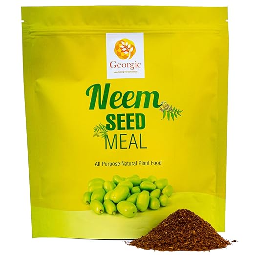 Premium Neem Seed Meal - All Natural Fertilizer for Gardening and Soil Amendment - Protect Your Garden with Organic Neem Cake Fertilizer (Pack of 3)