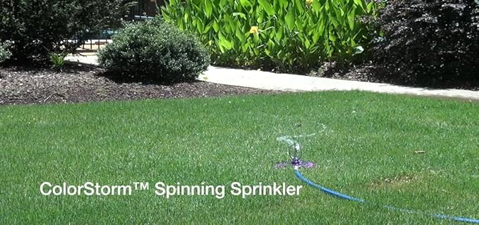 Dramm 15071 ColorStorm Spinning Sprinkler, Red