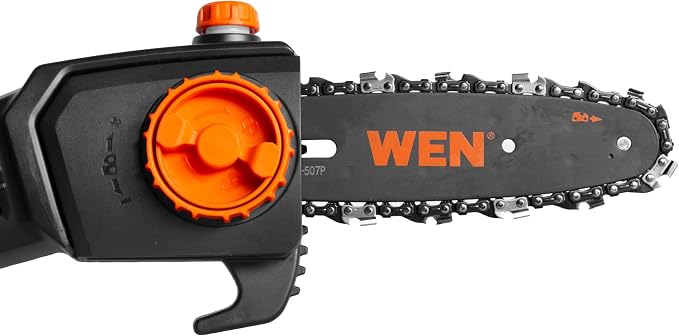 WEN 20V Max Cordless 8-Inch Pole Saw with 14.5-Foot Reach, 4Ah Battery, and Charger (20719)