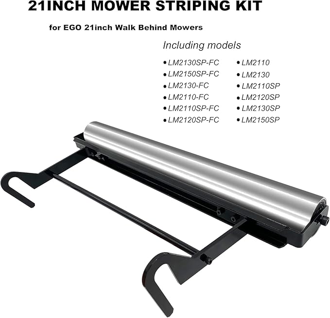 21inch Stainless Steel Mowers Striping Kit Compatible with EGO 21" Walk Behind Mowers AR2100 Easy to Install and Disassemble Create Stunning Lawn Patterns