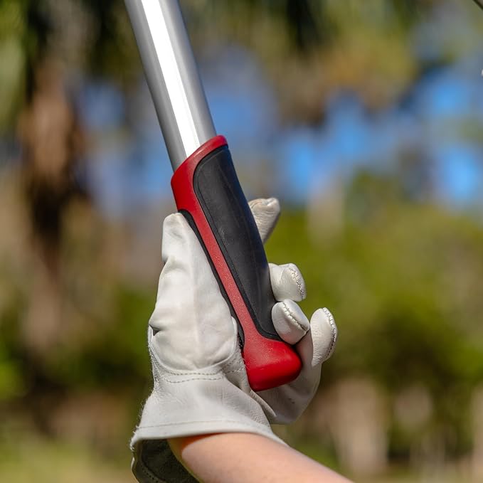 Radius Garden 37'' Ratcheting Bypass Lopper with Telescoping Handles – Powerful Cutting for Tough Branches