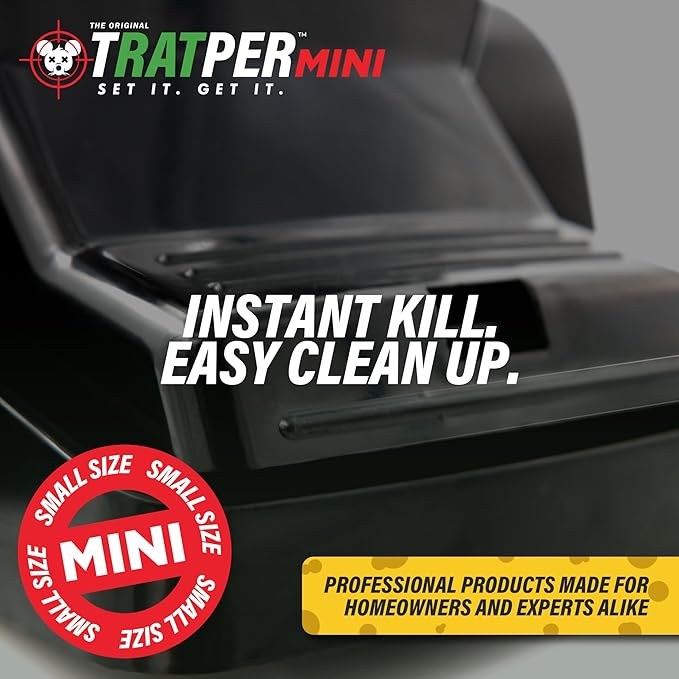 Tratper Mouse Tunnel Traps. Prevents Accidental Triggering with Dual Tunnel Design. Covered Snap Traps for Humane Kill, Safe and Reusable, Pest Control for Mice, Indoor & Outdoor Use, 8 Pack