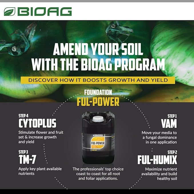 BioAg CytoPlus Organic Humic Acid Plus Seaweed Extract, Essential Micronutrients, Soil Amendment for All Plants, S B Co Cu Fe Mn Mo Zn (300 Grams) (BA76003)
