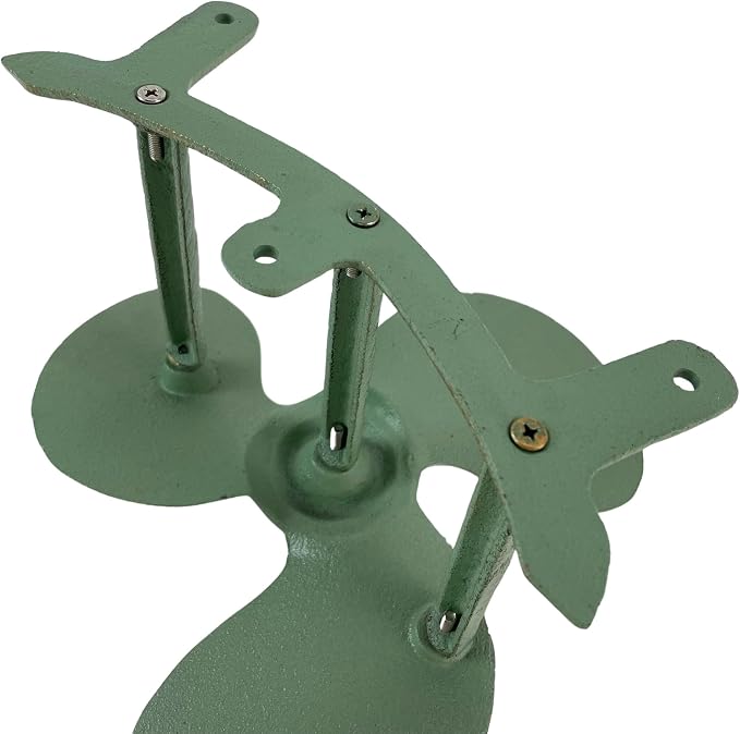 Zeckos Nautical Boat Propeller Garden Hose Holder – Cast Iron with Verdigris Finish, Wall-Mounted, 10.5" Diameter, 6" Depth, Holds 75 Feet of Hose, Decorative and Durable Outdoor Storage