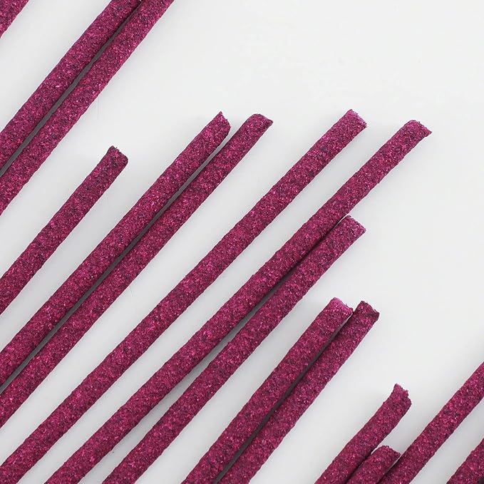 Asayu Japan Rose Incense Sticks - Low Smoke Japanese Incense, 40g (70-80 Sticks), Made in Japan, Smokeless for Less Irritation and Non-Toxic, for Meditation, Relaxation & Home Fragrance