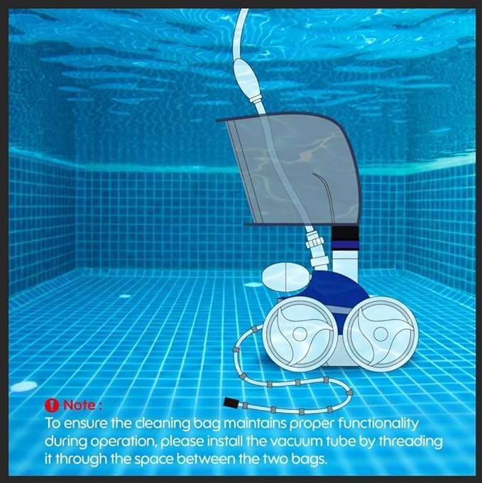 3900 Sport Double Chamber Design 39-310 Pool Cleaner Bags, Double Chamber and Pull-Tape Design Fit 3900 Sport, P39 and 480 280 Pool Cleaners (3 Pack)