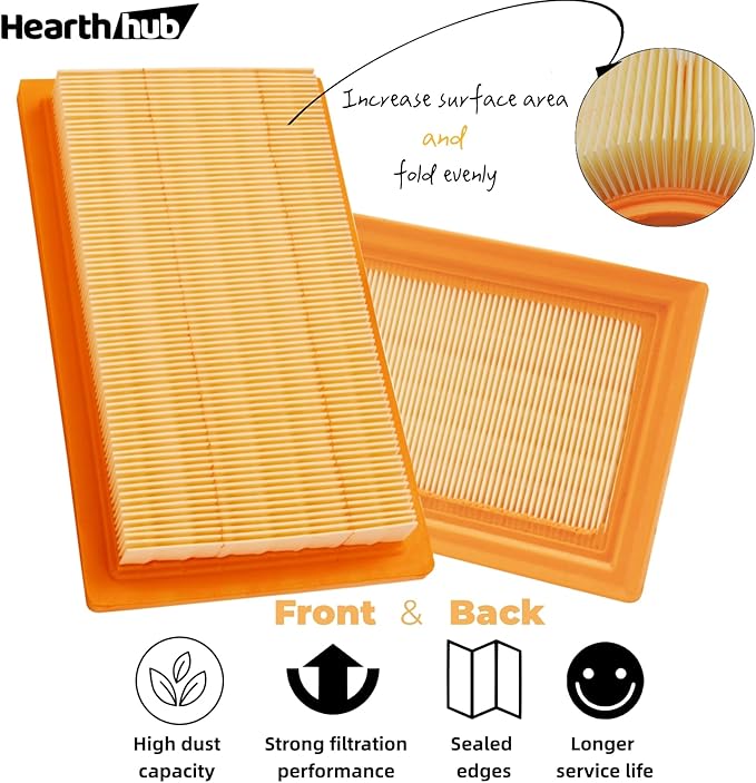 Generator 6485 Maintenance Kit - 0J8478 Air Filter, 070185E Oil Filter, RC12YC Spark Plugs, Compatible with 22KW 16 - 20KW 24KW 26KW Air Cooled Standby Generator with 999cc Engine 2013+ (2 Pack)