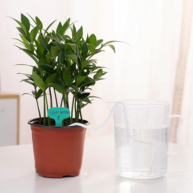 ORIMERC 300 feet 1/6 inch Self Watering Capillary Wick Cord Vacation Plant Sitter DIY Hydroponic Wicking Rope Seeds Start Planter Pot Automatic Potted Flower Passive Lazy Waterer String System Device