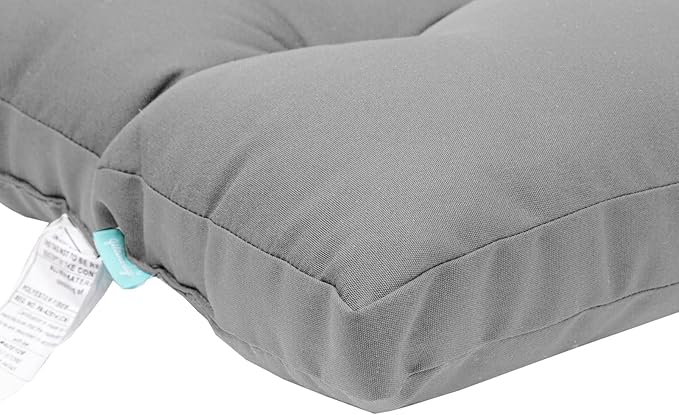QILLOWAY Outdoor High Back Chair Cushion for Adirondack, All Weather Rocking Chair Cushions Thick Padded Replacement for Patio Furniture Set of 4,Grey