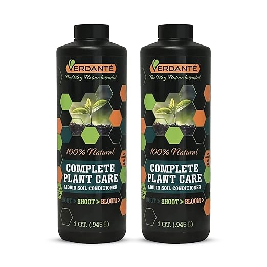 Liquid Soil Conditioner Concentrate (2 Quarts) – OMRI Listed Formula for Soil Health, Root Strength & Plant Vitality – for Indoor Plants, Lawn & Garden