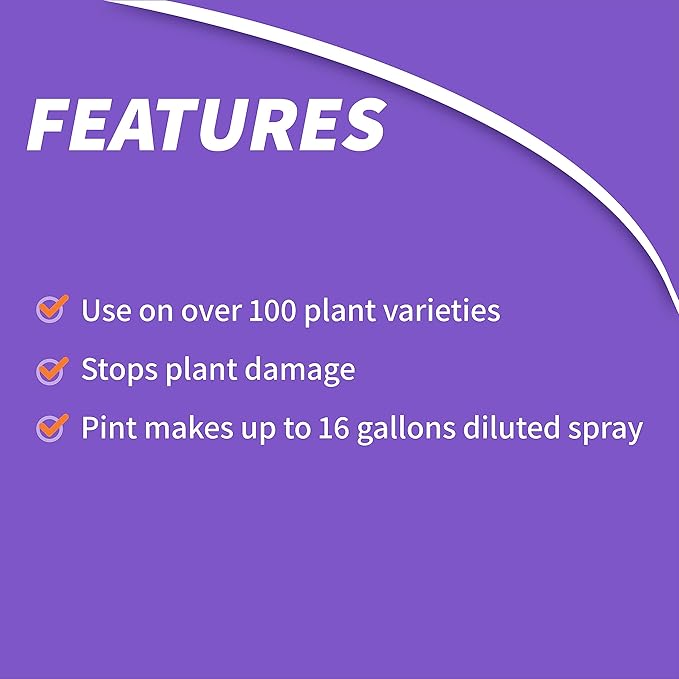 Bonide Systemic Insect Control, 16 oz Concentrate Long Lasting Insecticide for Outdoor Gardening, Makes 16 Gallons
