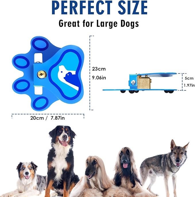Outdoor Dog Water Fountain for Dogs, Paw Activated Dog Drinking Fountain, Aluminum Step-On Automatic Pet Water Dispenser with Sprinkler Fun, Self-Service Fresh Water Fountain for Yard & Outside