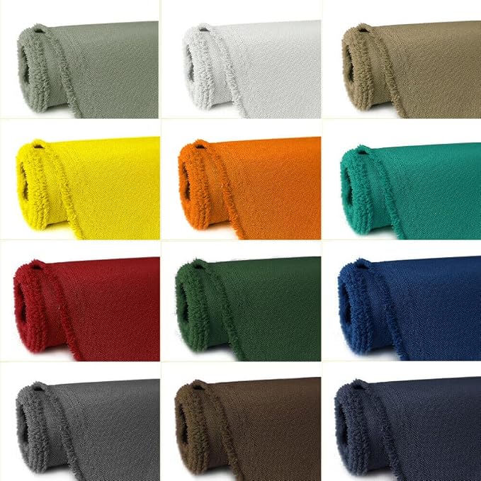 Waterproof Canvas Fabric by The Yard 58" W 600D Upholstery Polyester Material Indoor Outdoor Water Resistant Fabric for Chair Cushion Furniture Cover Sewing DIY Cloth, 3 Yards Gray