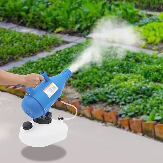 Electric Portable Fogger, 1200W Handheld Sprayer Machine 1.19Gal, Mains‑Powered Atomizer for Gardening Enthusiasts Farmers Maintenance Professionals
