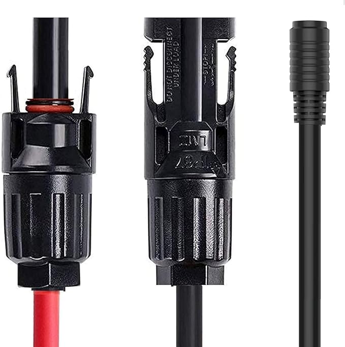 SolarEnz DC 8mm Female Adapter Adapter Cable Solar Connector Converter Perfect Compatible for 100W Portable Solar Panel