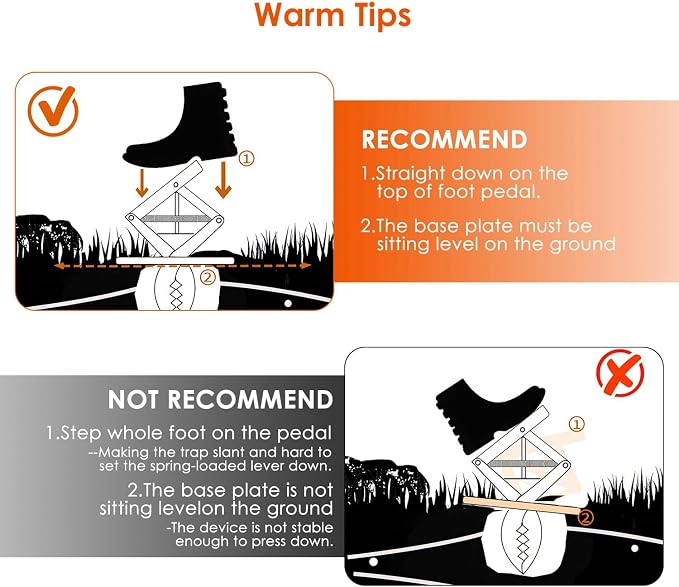 TeqHome 2 Pack Mole Traps, 2025 Upgraded Galvanized Steel Scissor Trap, Outdoor Reusable Gopher Traps Easy-Set Quick Capture Solution for Ground Moles and Gophers in Lawns Garden Yard (Silver)