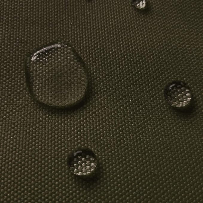 Waterproof Canvas Fabric by The Yard 58" W 600D Upholstery Polyester Material Indoor Outdoor Water Resistant Fabric for Chair Cushion Furniture Cover Sewing DIY Cloth, 5 Yards Army Green