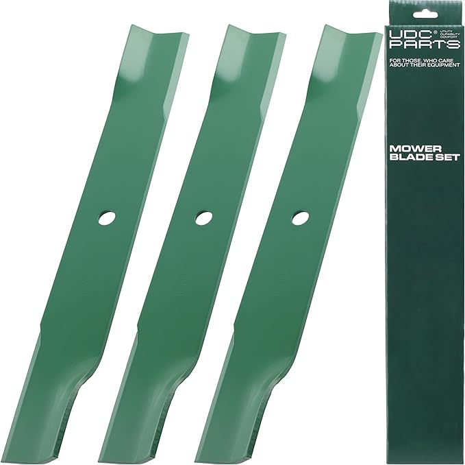UDC Parts 793794 Mower Blades Replacement for 42 Inch & 60 Inch Hustler 603992 794685 793935 794214 794230 933440 936070 938050 934505US 934786 935742 937748 937847 938167/3 Pack Low Lift