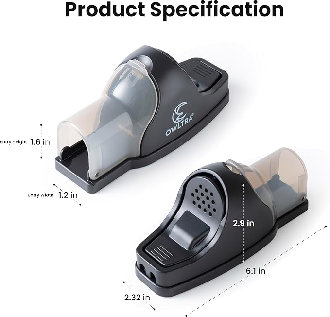 OWLTRA in-/Outdoor Safe Tunnel Snap Mouse Trap 2PCS, Instant Eliminate Rodent Snap Trap with Clear Tunnel Entry, Touch-Free Release, and Powerful Snap, Black, TST-217