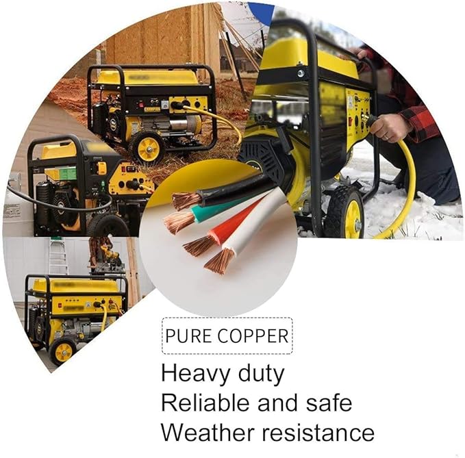 40FT Heavy Duty Generator Locking Power Cord NEMA L14-30P/L14-30R,4 Prong 10 Gauge SJTW Cable, 125/250V 30Amp 7500 Watts Yellow Generator Lock Extension Cord with UL Listed