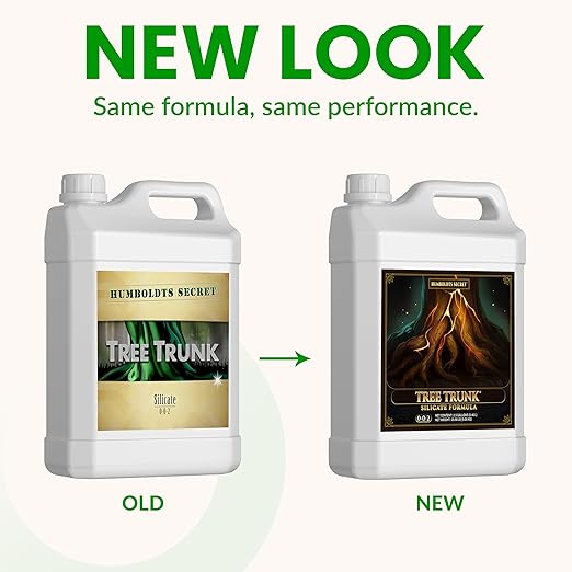Humboldts Secret Tree Trunk | Potassium Silicate Additive | Liquid Fertilizer for Thicker Stalks, Stress Resistance & Branch Development | Indoor & Outdoor Plant Food, Hydroponic Nutrients, 2.5 Gallon