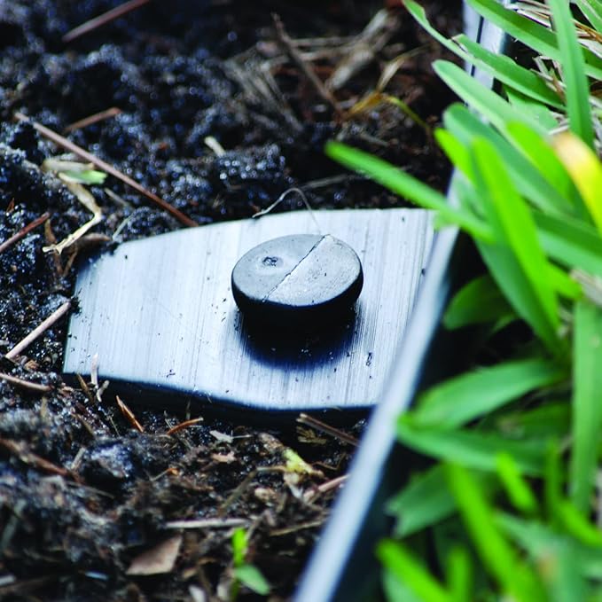 EasyFlex Heavy-Duty No-Dig Landscape Edging with Anchoring Spikes, 1.7 in. Tall Straight Top Commercial Grade Plastic Garden Border, Pack of (6) 40 ft. Coils, Black (3100-40C-6) 240 Foot
