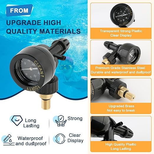 𝐔𝐩𝐠𝐫𝐚𝐝𝐞𝐝 R0357200 Air Gauge Release Valve Assembly Replacement for Zodiac Jandy Pool and Spa Filters R0357200 Valve Replacement for CV & CL, DEV & DEL, JS Series