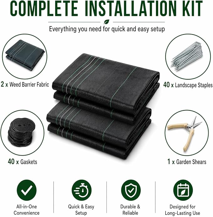 Weed Barrier Fabric Heavy Duty (3×100ft)