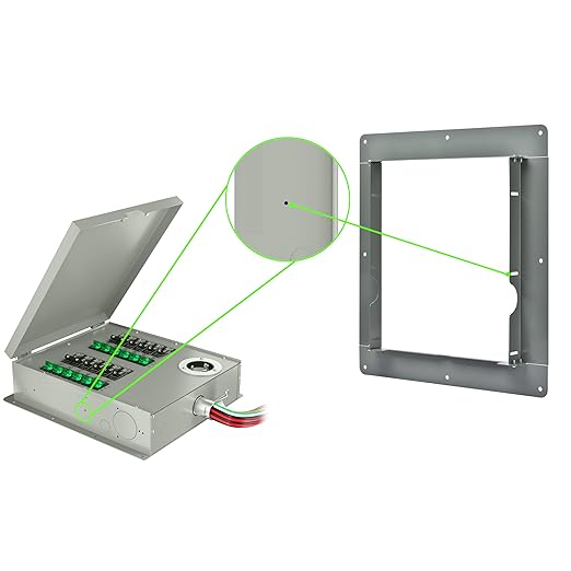 Nature's Generator Transfer Switch 12 Circuits 120/240V 30A Power Transfer Kit with Transfer Switch Flush Mount(Indoor)