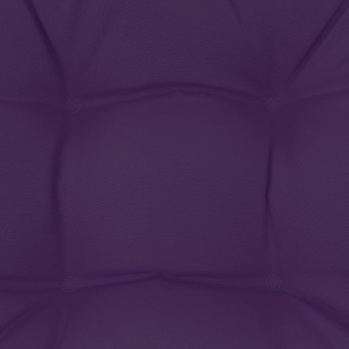 QILLOWAY Outdoor High Back Chair Cushion for Adirondack, All Weather Rocking Chair Cushions Thick Padded Replacement for Patio Furniture,Purple