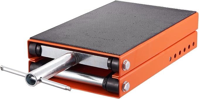 VEVOR Motorcycle Lift, 1100 LBS Motorcycle Scissor Lift Jack with Wide Deck & Safety Pin, 3.7"-13.8" Center Hoist Crank Stand, Steel Scissor Jack for Street Bikes, Cruiser Bikes, Touring Motorcycles