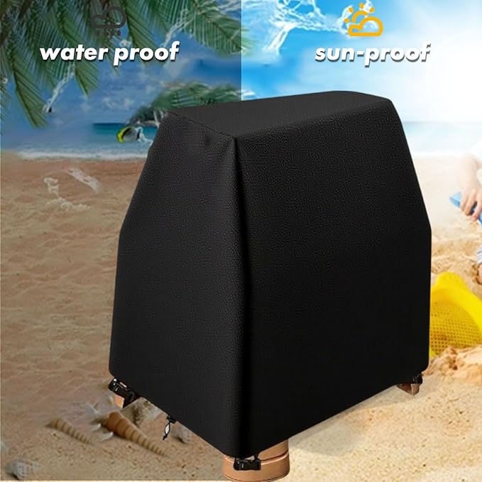 Kids Water Table cover suitable for Rain Showers Splash Pond Water Table (Black, 41"Lx25"Wx33"H)