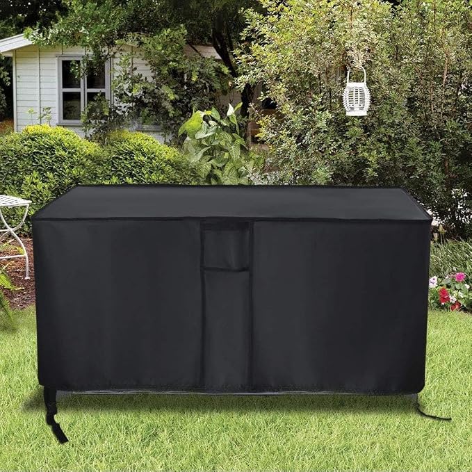Outdoor Storage Box Cover for Keter 110 Gallon Deck Box, Outside Deck Box Cover, Waterproof Patio Storage Box Covers - 51 x 29 x 25 Inch