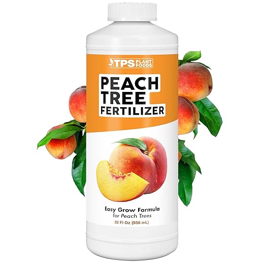 Peach Tree Fertilizer – Liquid Peach Tree Plant Food for Healthy Growth & Fruit Production, 32 oz