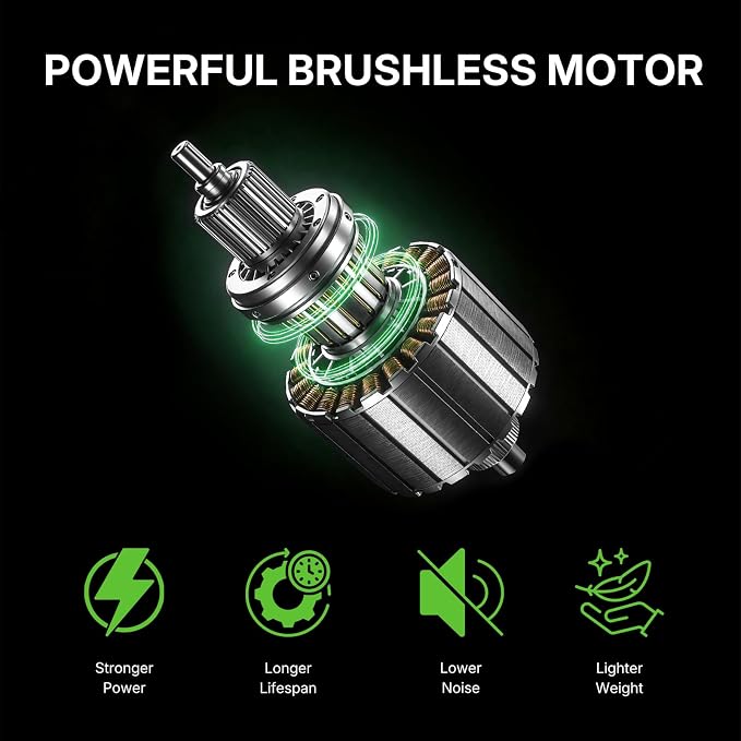WORKIT 2-In-1 Electric Pole Saws for Tree Trimming, 6 Inch Mini Chainsaw Cordless with 2×4.0Ah Batteries, 14Ft Tree Trimmer Pole Saw, Electric Chainsaw with Auto Oiler, Tool-Free Tension