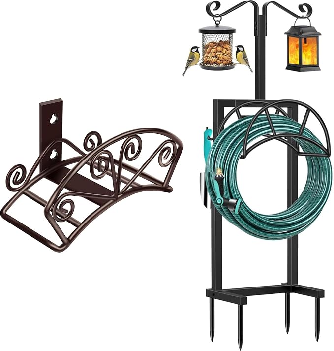TomCare Garden Hose Holder Heavy Duty Water Hose Holder