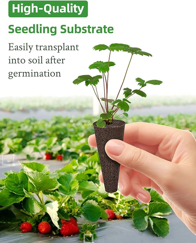 240pcs Hydroponics Seed Pod Kit: 120 Grow Sponges, 120 Pod Labels - Grow Anything Kit for Indoor Garden,Compatible with Hydroponics Growing System from All Brands(240pcs)