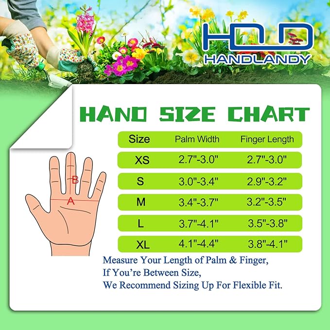 HANDLANDY Pruning Gloves Long for Men & Women, Pigskin Leather Rose Gardening Gloves- Breathable & Durability Gauntlet Glove