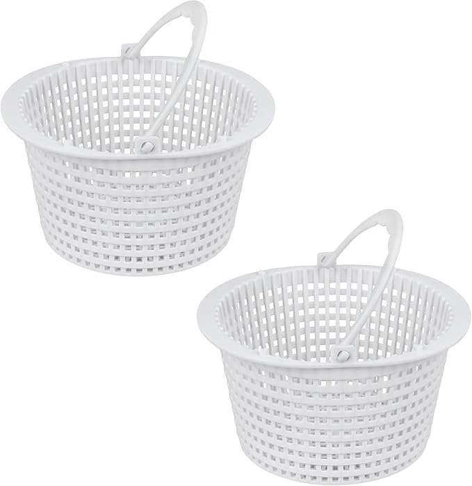 Above-Ground Skimmers Replacement Baskets，SPX1091C Replacement Above Ground Skimmer Basket with Handle Compatible with Hayward SP1091 WB736660