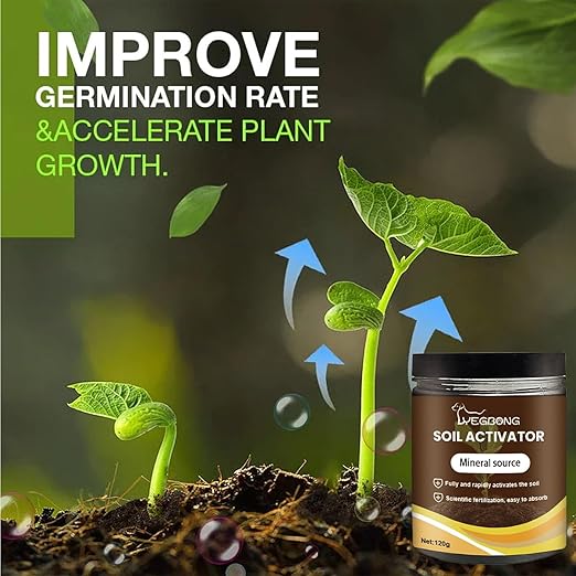 Yegbong Soil Activator, Soil Pro Activator, Nauticos SoilActivator, Organic, Water-Soluble Formula for Optimal Nutrient Uptake & Root Development, Enhance Growth for Vegetables & All Plants (2)