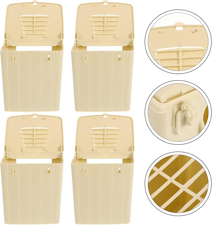 Balacoo 12 Pcs Plastic Bird Nest Box, Bird Breeding Box with Hooks for Birdcage Hanging - Squirrel Nesting House for Finch, Parrot, Budgie, Parakeets Cockatiels - Parrot Supplies | Professional Parakeet Breeding House with Perch, Hanging Nesting House ...