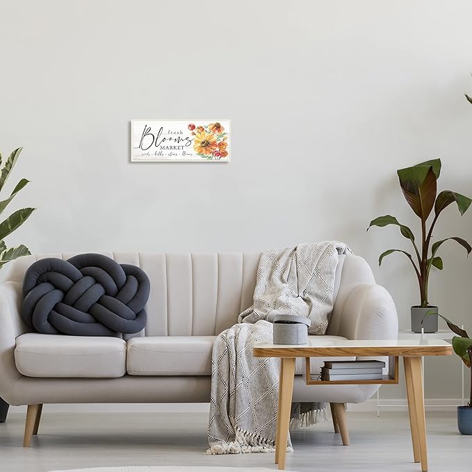 Stupell Industries Fresh Blooms Market Seeds Bulbs Stems Flower Illustration, Design by Courtney Morgenstern