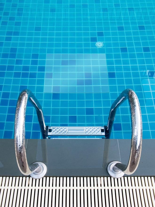 Aulock Exlarge Clear Pool Liner Repair Patch - 4ft x 2.8ft Self-Adhesive PVC Vinyl Patch Kit for In-Ground or Above Ground Pools Inflatable Swimming Pools Boat Air Mattress