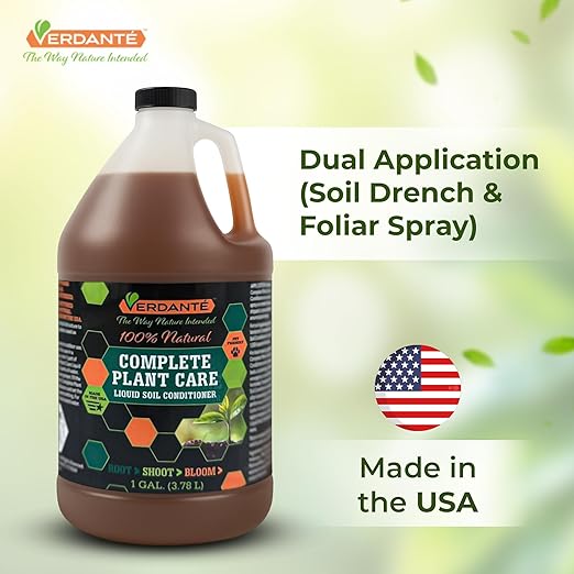 Liquid Soil Conditioner Concentrate (1 Gallon) – OMRI Listed Formula for Soil Health, Root Strength & Plant Vitality – for Indoor Plants, Lawn & Garden